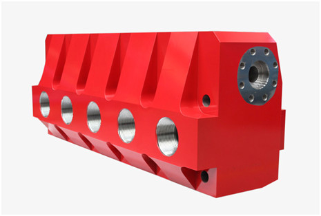 JR1000QS مضخة طين الحفر Quintuplex 4 1/2 "الغطاس