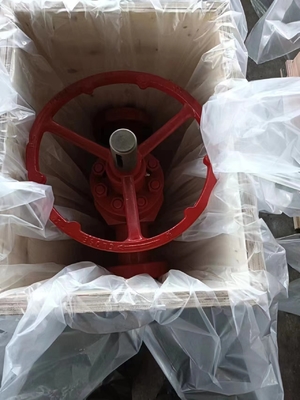 صمام لوحة يدوية لحفر حقول النفط صمام مشعب رأس البئر 2-1 / 16 بوصة ضغط 10000PSI