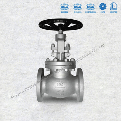 ارتفاع جذع الصلب المصبوب صمامات الكرة الأرضية شفة ينتهي ASME B16.5 الحجم 2 "إلى 36" BS1873