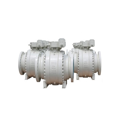 صمام الكرة المنسوج 2 " - 40" API 6D Flange 2 قطعة من الصلب المصبوب 300LB