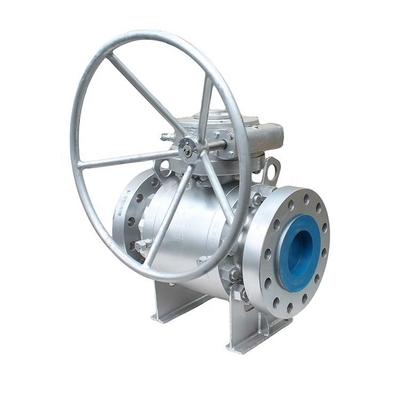صمام الكرة المنسوج 2 " - 40" API 6D Flange 2 قطعة من الصلب المصبوب 300LB