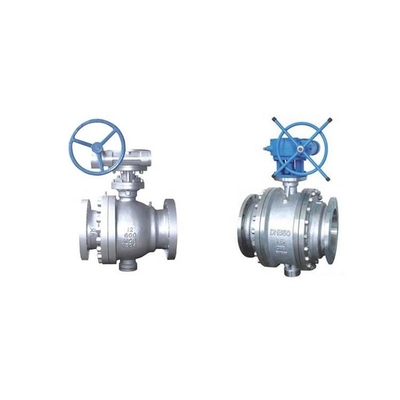صمام الكرة المنسوج 2 " - 40" API 6D Flange 2 قطعة من الصلب المصبوب 300LB
