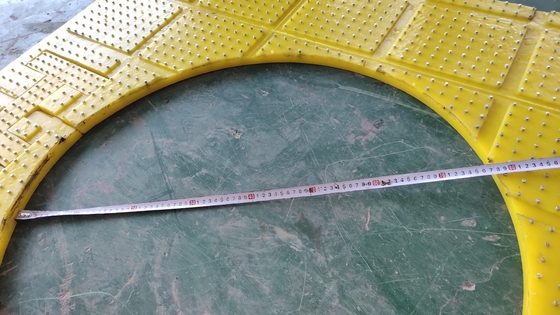 ZP175 ZP375 مضاد التزلج 30mm البلاستيك مضاد الزحف سجادة للثقوب الطاولة الدوارة