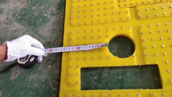 ZP175 ZP375 مضاد التزلج 30mm البلاستيك مضاد الزحف سجادة للثقوب الطاولة الدوارة