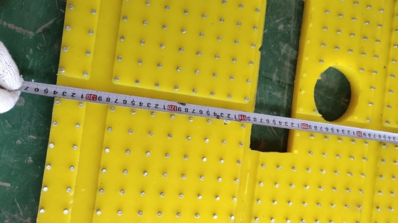 ZP275 ZP375 مضاد الانزلاق 30mm البلاستيك مضاد الانزلاق سجادة للحفر الطاولة الدوارة