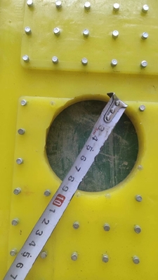 ZP275 ZP375 مضاد الانزلاق 30mm البلاستيك مضاد الانزلاق سجادة للحفر الطاولة الدوارة