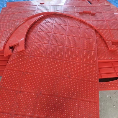 المريحة الحمراء المضادة للنزلق نوع ZP الدوار Atble 30mm المريحة البلاستيكية المقاومة للنزلق لبرنامج الحفر