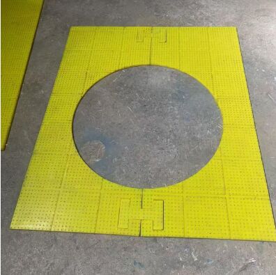 حصيرة مانعة للانزلاق لطاولة دوارة  المادة: بولي يوريثان  الاستخدام: على منصة الحفر