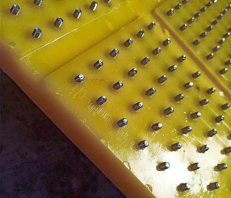 الطاولة الدوارة مضادة للنزلق المادة PU قوة الشد 45 Mpa باستخدام على منصة الحفر